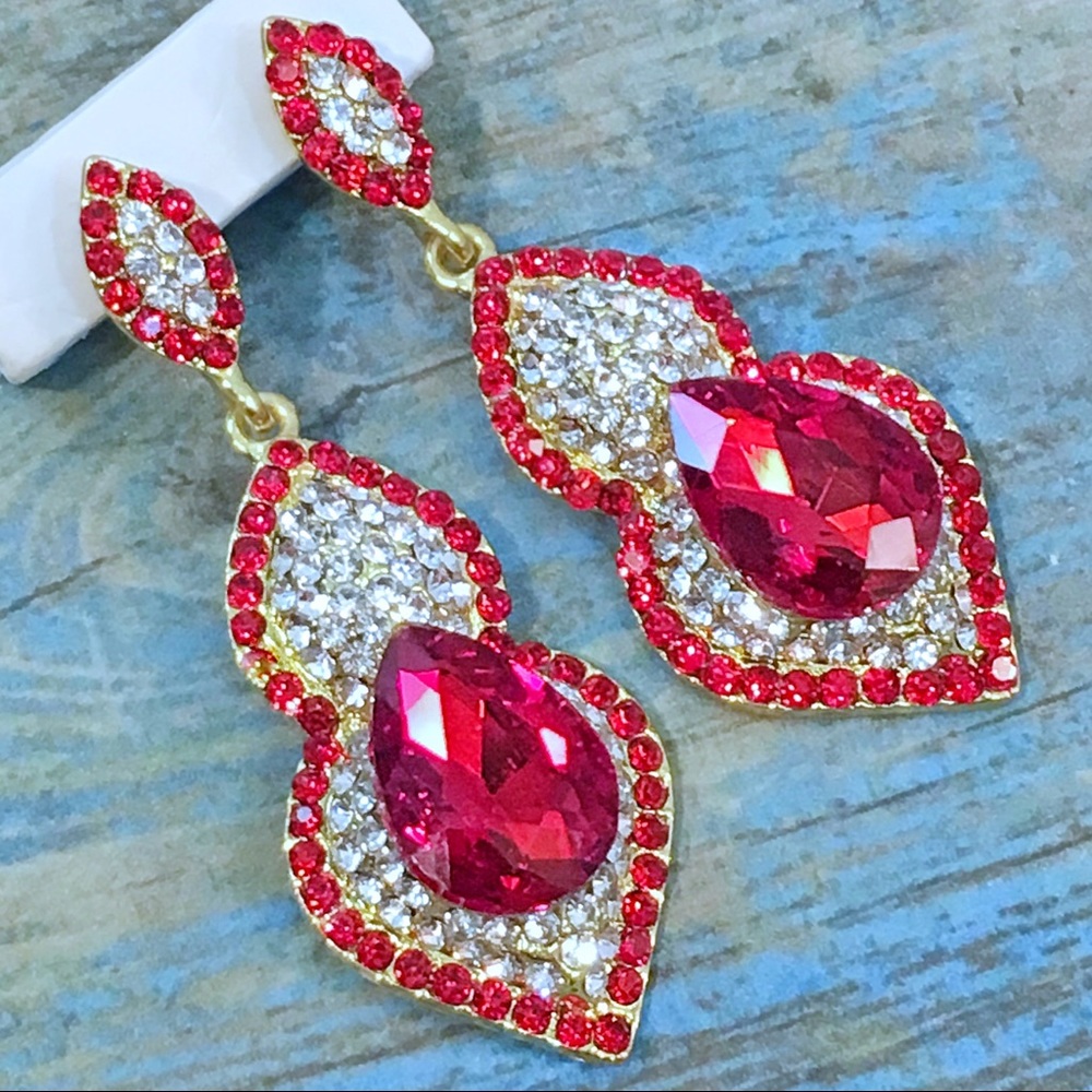 Rhinestone Crystal Drops e2 - Picture 4 of 5